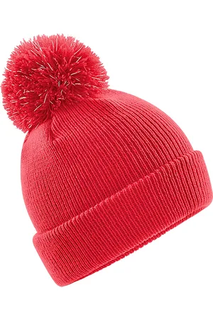 Beechfield Kinderen/kinderen reflecterende bobble beanie