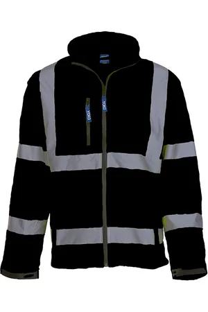 Yoko Unisex 2 band hi-vis soft shell jas voor volwassenen