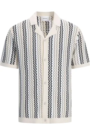 Pure Path Regular fit shirt ss knitwear sand