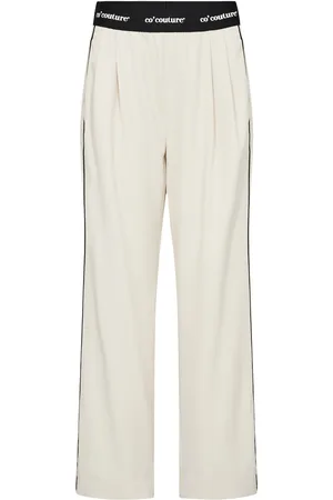 Co`Couture Aminacc logo piping ll pant bone