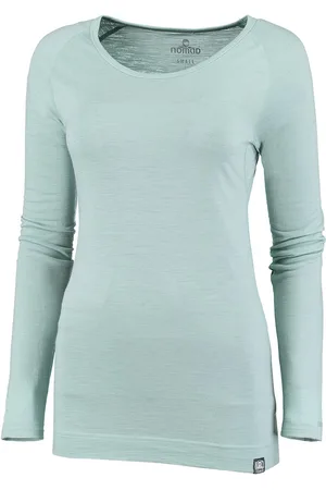 Nomad Pure merinowol longsleeve dames | herb