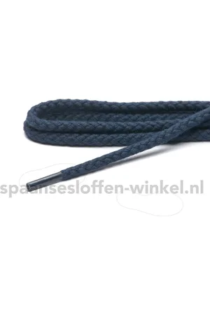 ARIES Schoenveters donker grof rond dikte 4 mm