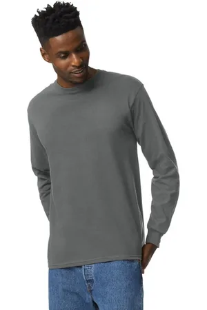 Gildan Unisex ultra katoenen t-shirt met lange mouwen voor volwassenen