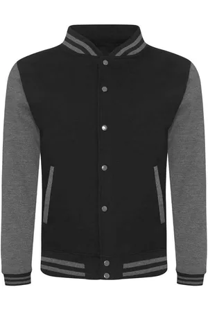 AWDis Heren heather varsity jas