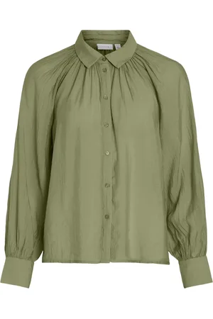 VILA Vinabia l/s shirt/2 14093576 sage