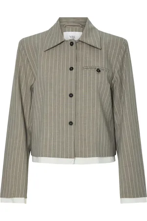 Y.A.S Yaspinly ls shirt jacket ex medium grey melange/