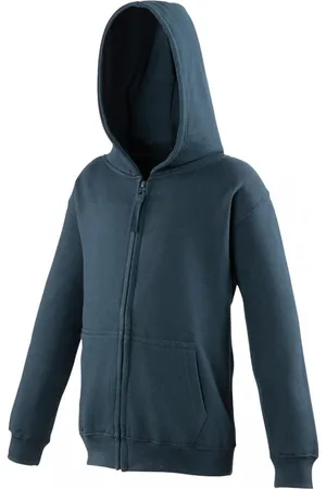 AWDis Kinder/kids hoodie met rits