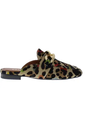 Gioia Tianne-2 muil leopard | dames | maat: | pony
