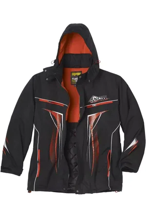 Atlas For Men Sportieve heren parka met afneembare capuchon