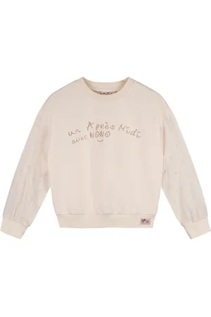 NoNo Zomer sweater meisjes wit ko