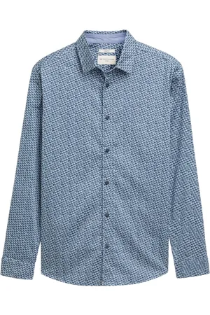TOM TAILOR Fitted printed stretch shirt dessin