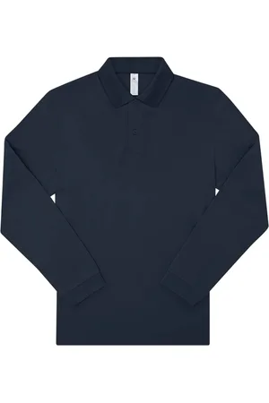 B and C Volwassen uniseks my polo 210 shirt met lange mouwen