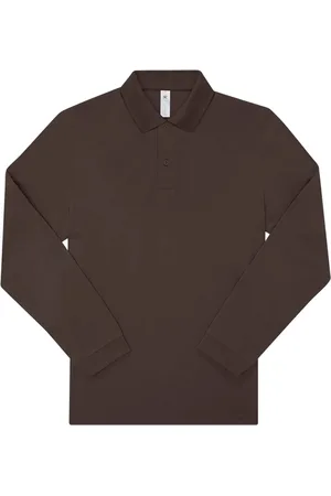 B and C Volwassen uniseks my polo 210 shirt met lange mouwen