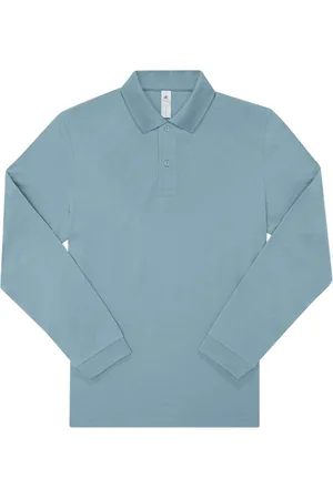 B and C Volwassen uniseks my polo 210 shirt met lange mouwen