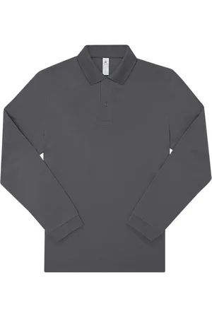 B and C Volwassen uniseks my polo 210 shirt met lange mouwen