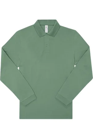 B and C Volwassen uniseks my polo 210 shirt met lange mouwen