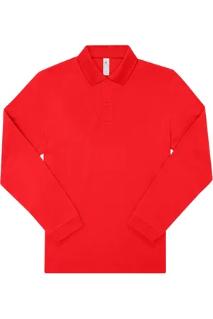 B and C Volwassen uniseks my polo 210 shirt met lange mouwen