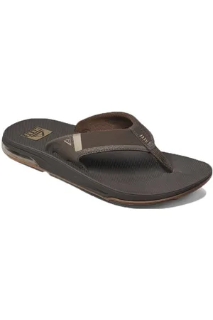 Reef Fanning low brown teenslippers