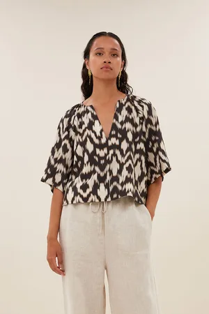 BY-BAR 25112006 todd brown batik blouse