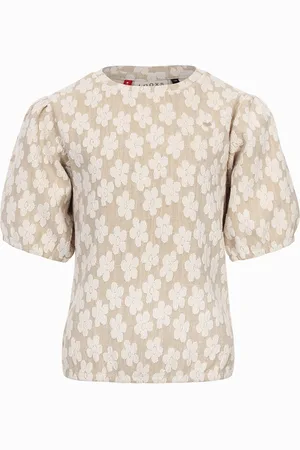 LOOXS Revolution Zomer top meisjes jaquard bloemen