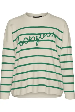 VERO MODA Vmaria bonjour ls o-neck pullover g dessin