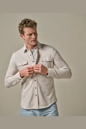 Profuomo Ppwf10005a f1 sand - heren western shirt profu