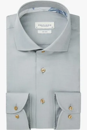 Profuomo Ppwh10014d z shirt cutaway sf green overhemd - profu