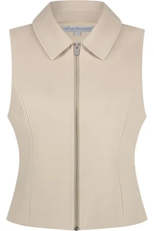 Red Button Waistcoat zipper