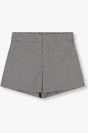 Alix the label Woven boucle short dessin