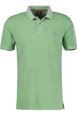Lerros Heren polo 2533238 612 sage green