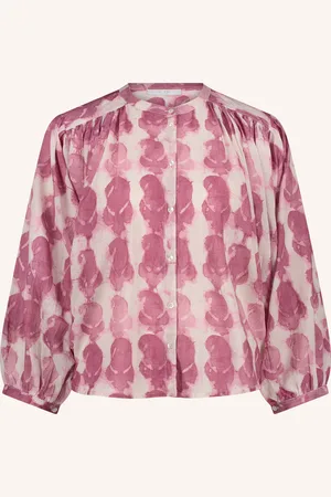 BY-BAR Becky merlot blouse 25112062 128 merlot print