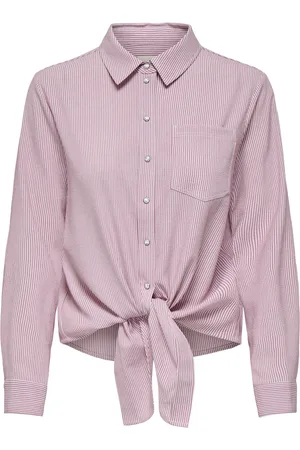 ONLY Onllecey ls knot shirt noos wvn 15195910 foxglove