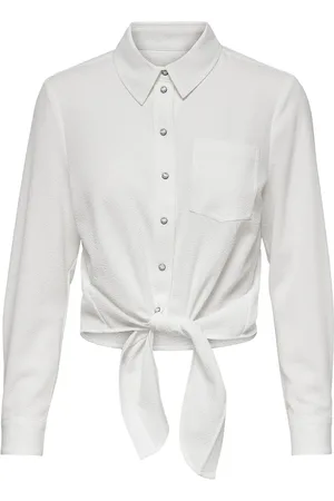 ONLY Onllecey ls knot shirt noos 15195910 cloud dancer
