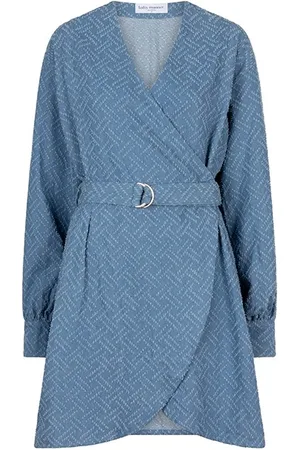 lofty manner Dress flore blue denim