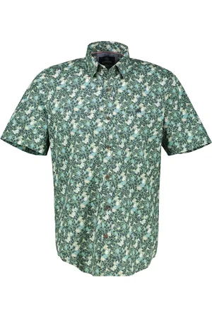 Lerros Heren overhemd 2532404 612 sage green