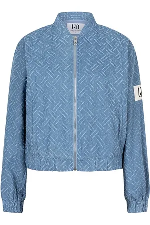 lofty manner Bomber senna blue denim