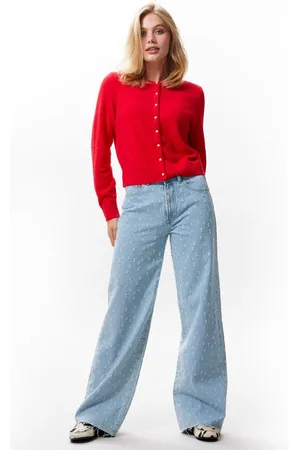 Catwalk Junkie Loose jeans met textuur