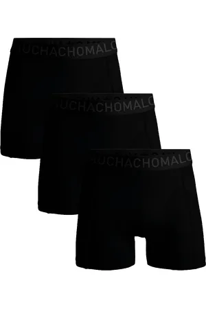 Muchachomalo Men 3-pack boxer short microfiber solid microfib1010 31 black