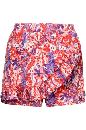 B.Nosy Zomer skort meisjes /paars aop raven