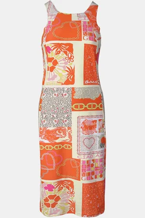 MUCHO GUSTO ® jurk cosenza rood hart elegantie