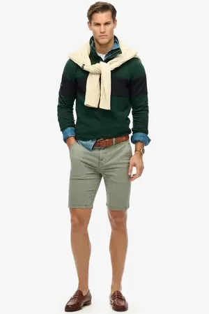 Superdry M7110397a vintage short pe5 washed sage heren short