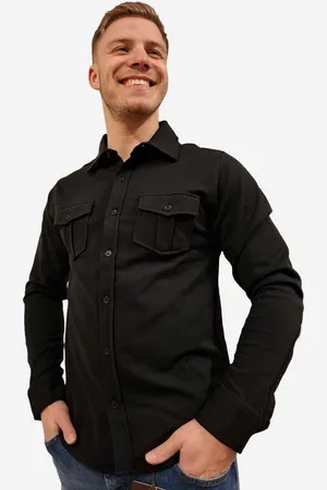Indigo Heren overhemd denim