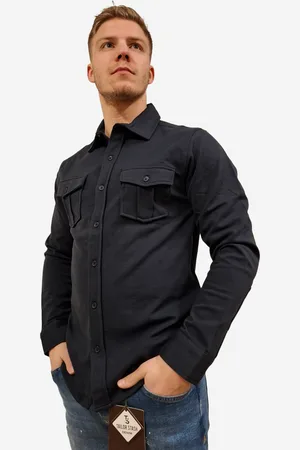 Indigo Heren overhemd denim