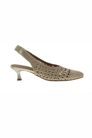 Di lauro Adalgia slingback vlecht | dames | maat: | imitatieleer