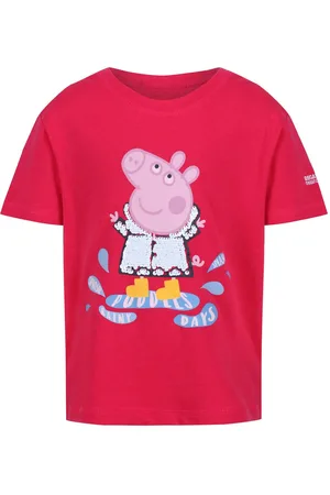 Regatta Kinder/kids peppa pig t-shirt met korte mouwen en opdruk