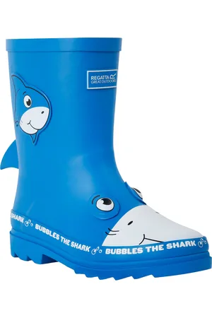 Regatta Kinderen/kinderen mudplay ii bubbles de haai wellington laarzen