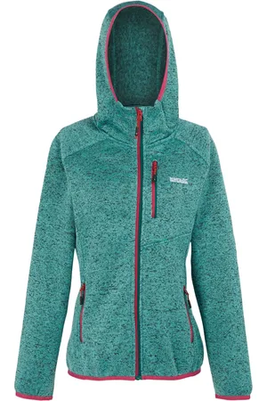 Regatta Dames newhill marl fleecejas met capuchon