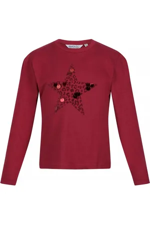 Regatta Kinderen/kinderen wenbie iii sterren t-shirt met lange mouwen