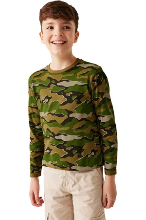Regatta Kinder/kinder wenbie iii camo t-shirt met lange mouwen