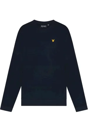 Lyle & Scott Crew neck fly fleece sweater sportcasual heren